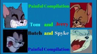 Tom and Jerry - ️Painful Compilation️