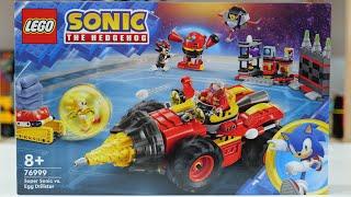 LEGO Sonic the Hedgehog 76999 Super Sonic vs. Egg Drillster - LEGO Speed Build Review