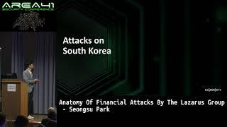 Area41 2018: Seongsu Park: Anatomy Of Financial Attacks By The Lazarus Group