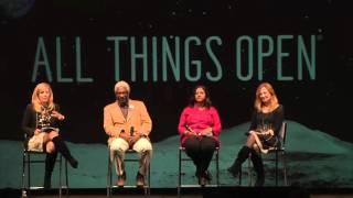 All Things Open 2015 | Keynote Panel hosted by Delisa Alexander, with Simard, Templeton, and Ruff