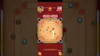 Superb Finish  Khatarnak Gameplay / Carrom pool Rowdyy #shorts #carrompool #rowdyysathyaagaming