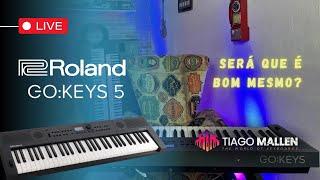 Live Roland GO:KEYS 5 (Será que vale a pena ?) com Tiago Mallen #live #teclado LINK ABAIXO.