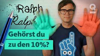 Warum gibt es so wenige Linkshänder? | Quarks: Dimension Ralph