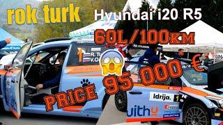 60.5 L/100 km Hyundai i20 R5 the car of the national champion rok turk 60L/100km