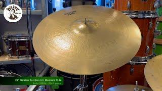 DRIFT DRUMS - 22" Sabian (1st Gen) HH Medium Ride 3340gr