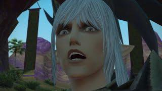 All Estinien Wyrmblood Voiced Cutscenes in Final Fantasy XIV Endwalker Patch 6.0