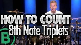 How To Count 8th Note Triplets - Beginner Drum Lessons