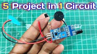 How to | DIY | Best 5 project with IR sensor 5 in 1 circuit, #diy #howtomake