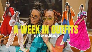 A WEEK IN OUTFITS | get ready with me for NYFW