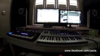 Psytrance studio footage - melody and break