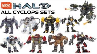 ALL HALO CYCLOPS SETS EVER MADE! Halo Mega Construx