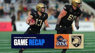 Army BEATS UTSA to clinch home field advantage in AAC Championship | Game Recap