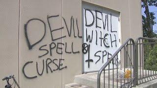 Long Island Church Vandalized With Satanic Symbols