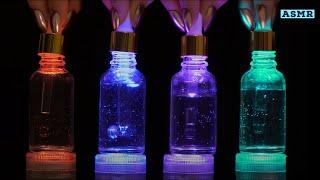 ASMR Relaxing Ambient Lights Glass Dropper  Lid & Water Sounds (Layered, No Talking)