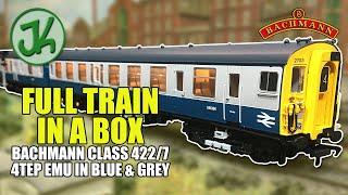 Bargain Train in a Box - Bachmann Class 422 4TEP EMU in BR Blue and Grey livery  - Review