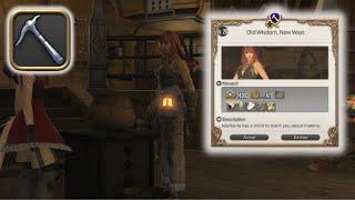 QQ - FFXIV - Miner  Level 20 - Old Wisdom, New Ways