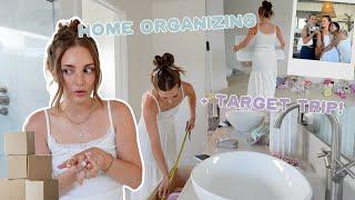 attempting to organize my life/new home + target shopping & more!