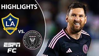  LATE HEROICS BY MESSI  LA Galaxy vs. Inter Miami | Full Game Highlights