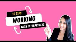 How to work with an interpreter | Interprepedia