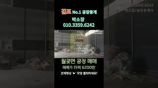 김포공장매매 월곶면 계획관리지역 평당 200만 대지 781평 건물 210평 계근대 컨테이너 무상양도 단독마당