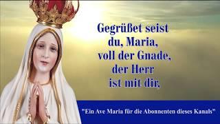 Beten lernen. Gegrüßet seist Du Maria und Segen von Pater Pio