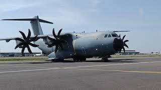 Belgian Air Force Airbus A400m 15th Wing arrives @ Melsbroek Military Airbase