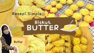 Resepi Biskut Butter Lembut Berlemak Manis & Masin | Dippy