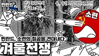 러시아가 "핀란드"에게 호되게 당한 흑역사, "겨울전쟁" 요약