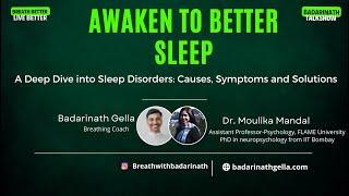 Sleep Disorders: Causes, Symptoms and Treatment by Dr Moulika Mandal | Insomnia