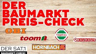 Deutsche Baumärkte: Der Preis-Check | Der SAT.1 Baumarkt-Check