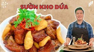 Bí quyết làm Sườn Kho Dứa chua ngọt rất đơn giản| Cùng Cháu Vào Bếp