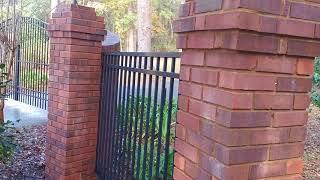 Softwash a brick entrance gate?