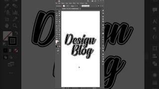 OUTLINE TEXT IN ILLUSTRATOR || #illustrator #tutorial