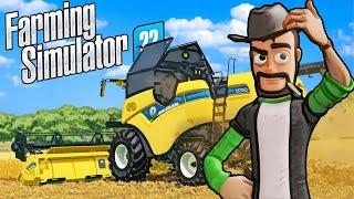 My Brand New Farm is a COMPLETE DISASTER?! (Farming Simulator 22 Gameplay)