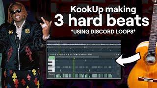 KookUp making 3 more beats *USING DISCORD LOOPS*