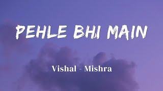 Pehle Bhi Main || Vishal Mishra || Animal || Official Audio || Lyrics Video || SF LYRICS HUB ||