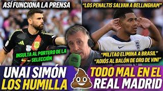  SON BASURA: UNAI SIMÓN DEFIENDE a KROOS y FERNANDO BURGOS le ATACA