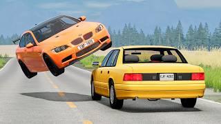 High Speed Traffic Car Crashes #181 - BeamNG Drive | CrashBoomPunk