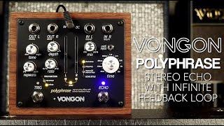 Vongon Polyphrase Stereo Echo with Infinite Feedback Loop