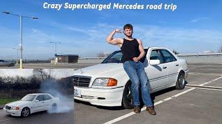 We bought a CRAZY supercharged Mercedes