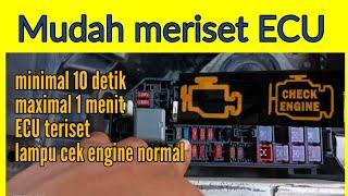 Researching check engine lights || delete fault data on ECU