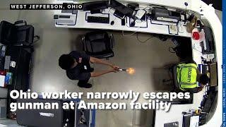 Worker narrowly escapes gunman at Amazon facility in West Jefferson, Ohio