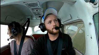 Cessna 172 Flight: Her First Flight in a GA Aircraft!