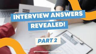 PROBATION OFFICER INTERVIEW ANSWERS | Making effective decisions |