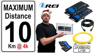 Orei 4K HDMI Over Optical Fiber Extender 10km Range @OREI-COM