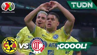 ¡TREMENDO GOLAZO! Sánchez la pone en el ángulo | América 1-0 Toluca | Liga Mx Apertura 22 -J3 | TUDN