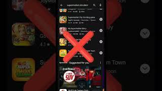 How to download and play Super market simulator on Android mobile #supermarket #shorts #youtubeshort