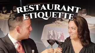 Restaurant Etiquette: How to Dine Out Like a Gentleman