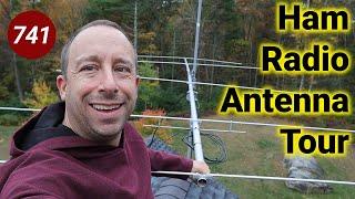 Ham Radio Antenna Tour - 4 Antennas for the Ham Shack  #MNHR