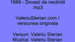 Valeriu Sterian - 1989 - Dovezi de neclintit (originala)